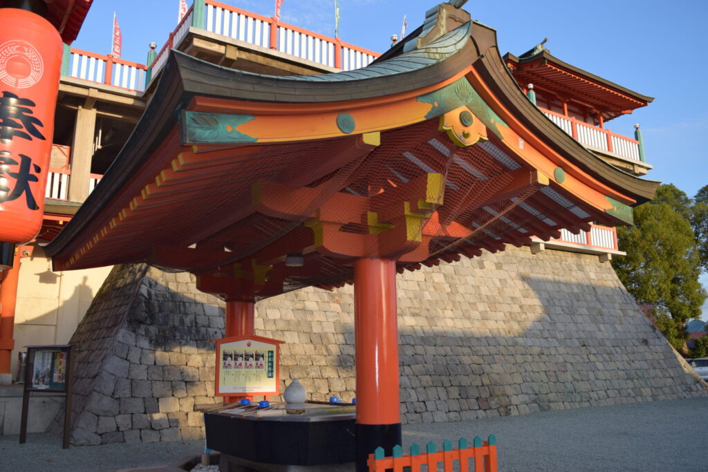 高橋稲荷神社-手水舎