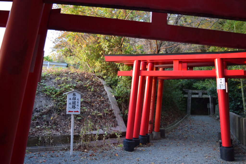 高橋稲荷神社-参拝進路