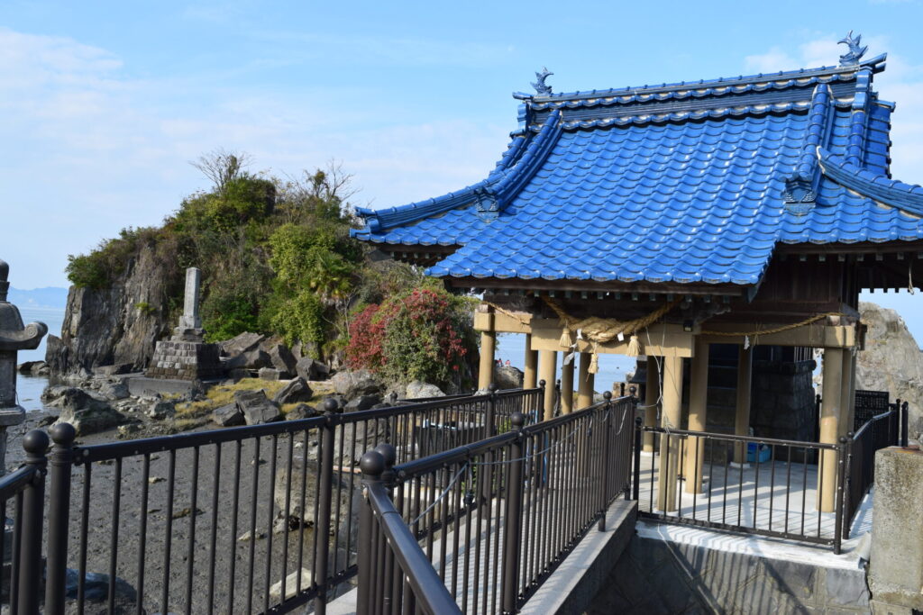 水島龍神社-通路