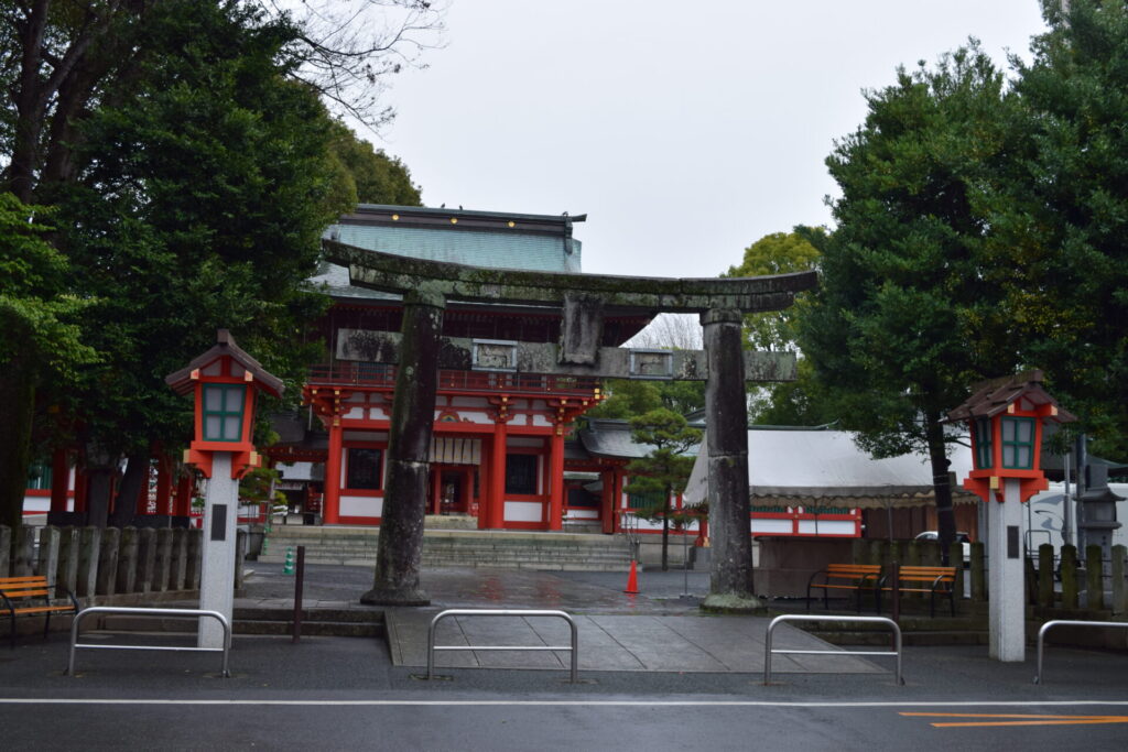 藤崎八旛宮の入口