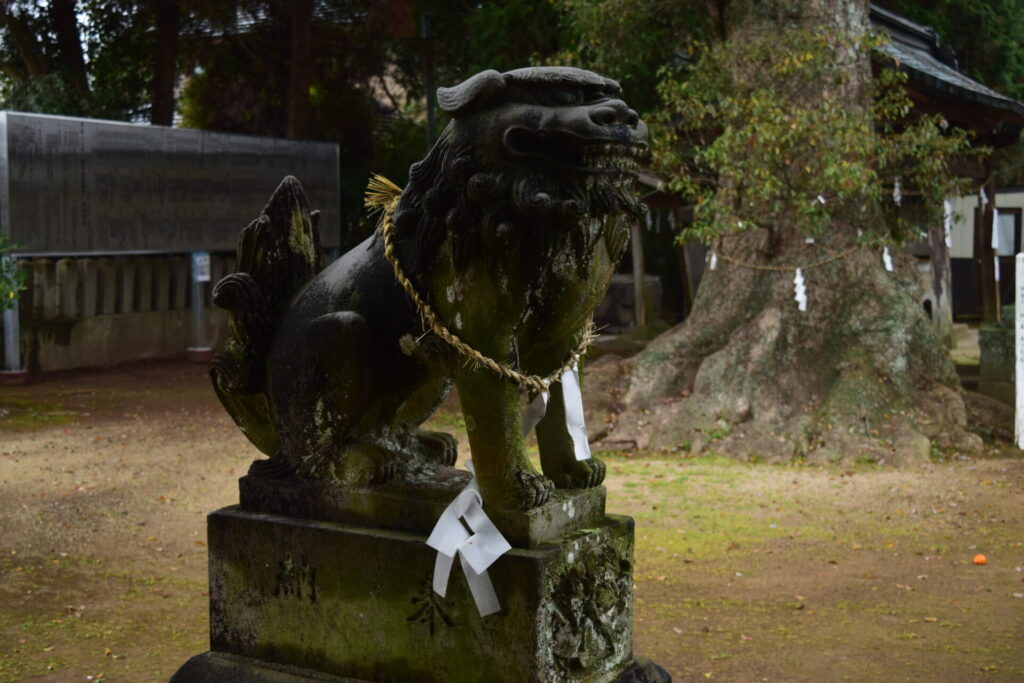 七所宮（宮地神社）-狛犬