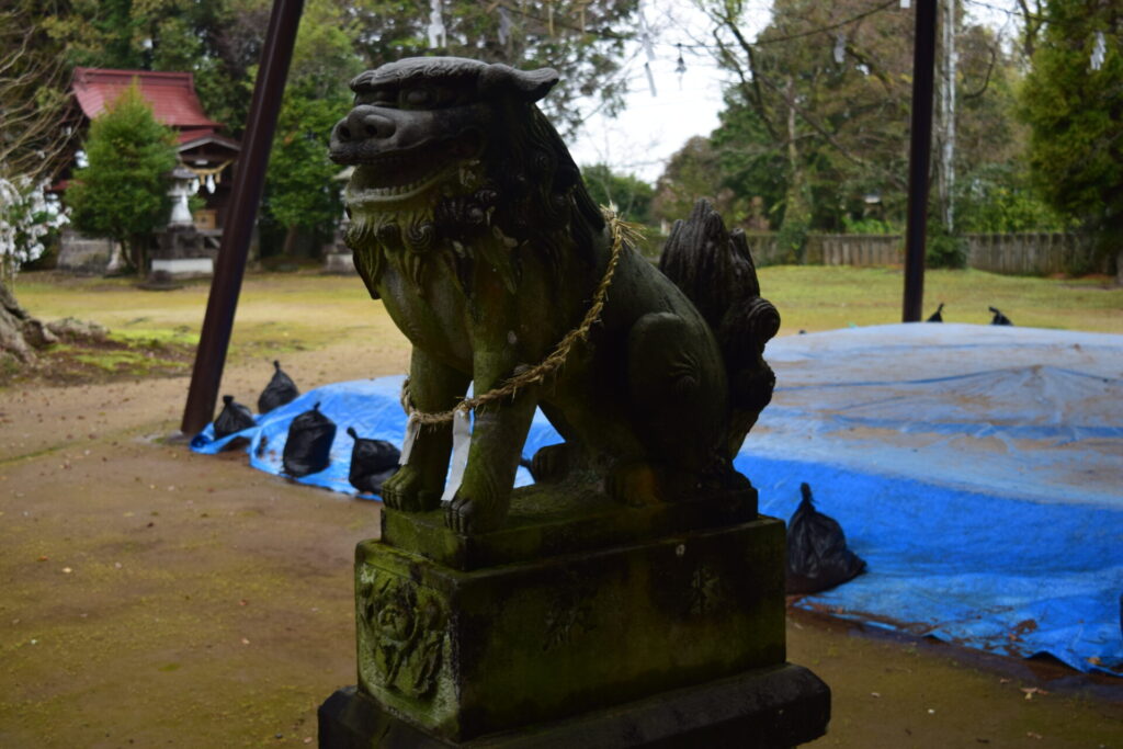 七所宮（宮地神社）-狛犬