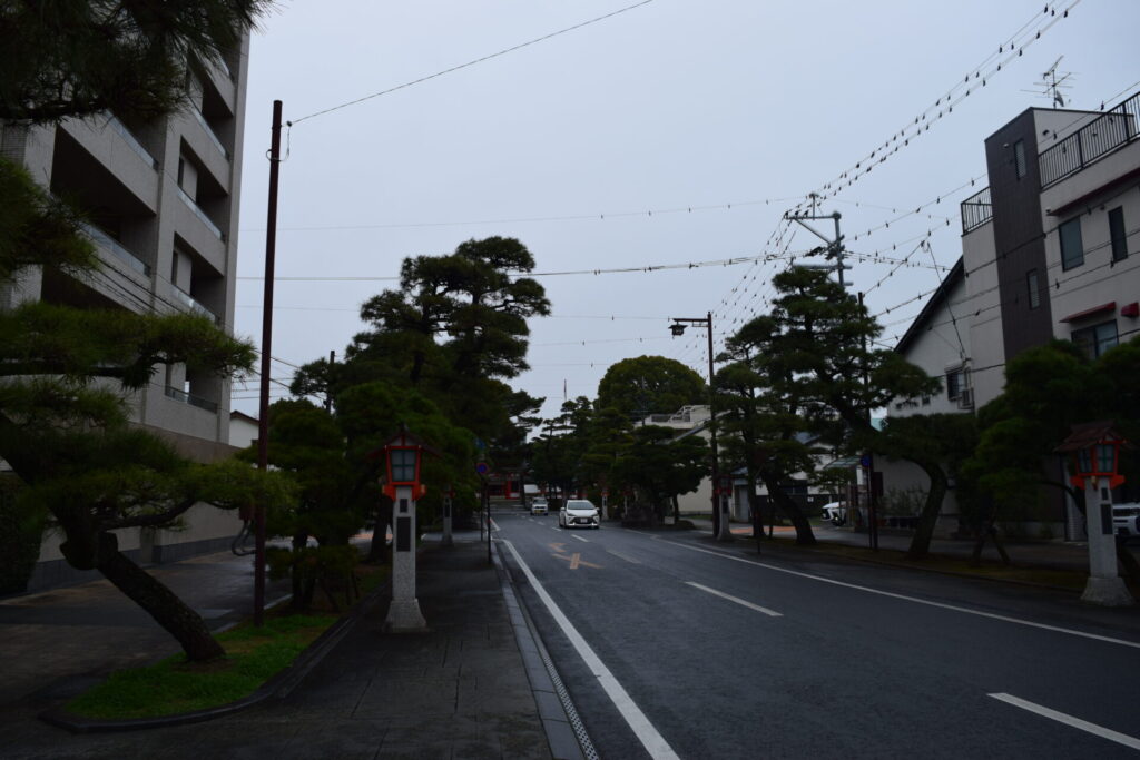藤崎八旛宮の参道