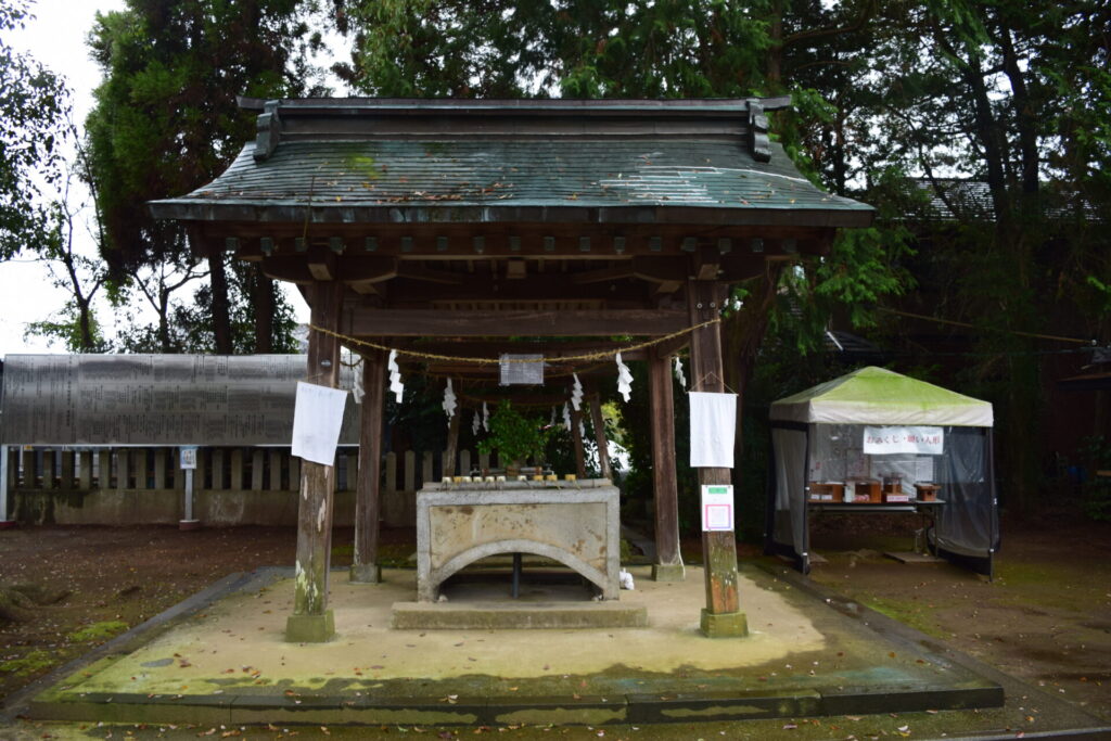 七所宮（宮地神社）-手水舎