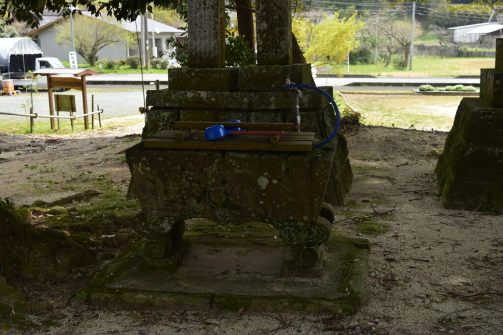 竈門菅原神社-打手水