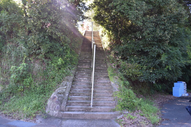 永尾剱神社_石階段の参道1