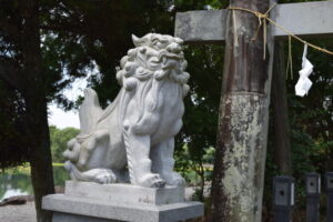 夫婦の浮島神社_狛犬1