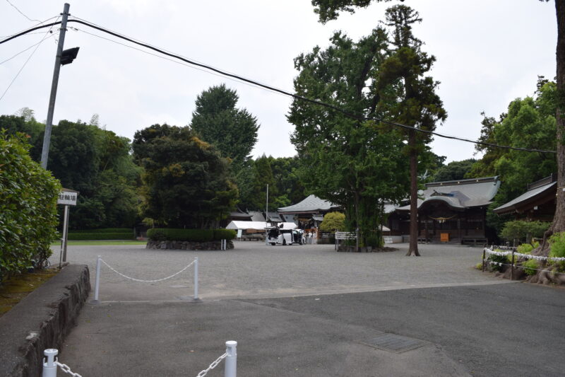 健軍神社_駐車場