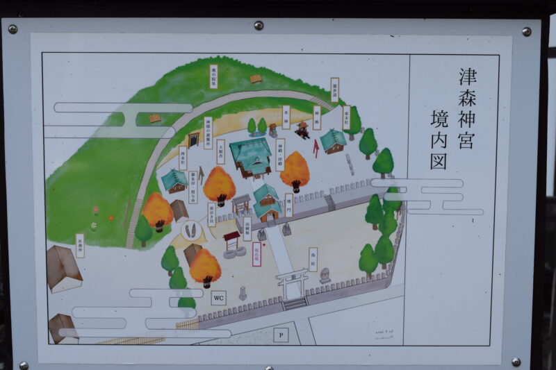 津森神社_境内図