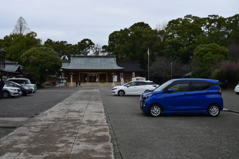 2-5熊本県護国神社-駐車場
