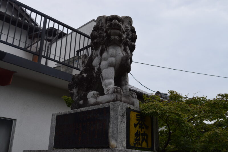 疋野神社_狛犬入口1