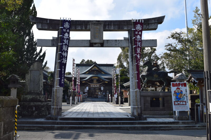 本渡諏訪神社_正面鳥居