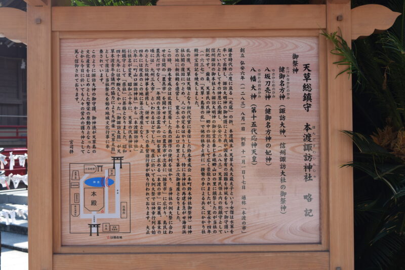 本渡諏訪神社_由緒