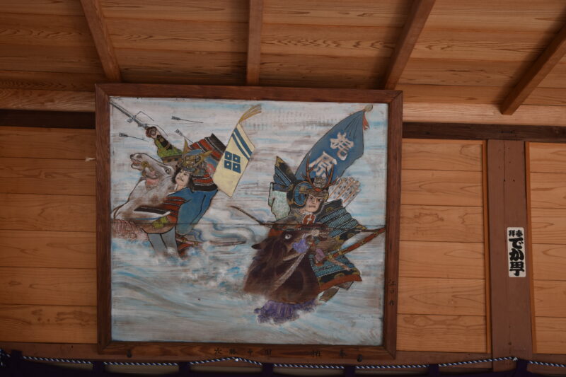 河内阿蘇神社_本堂内掛け軸