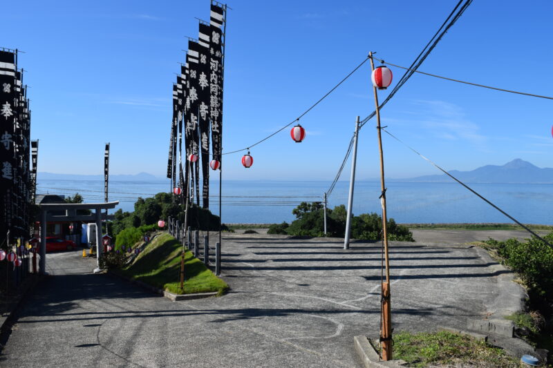 河内阿蘇神社_駐車場