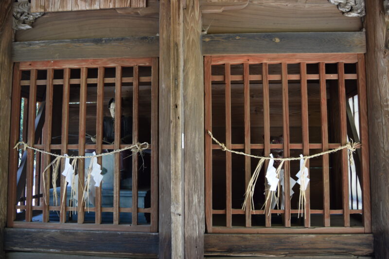 伊倉北八幡宮_楼門_随神像1