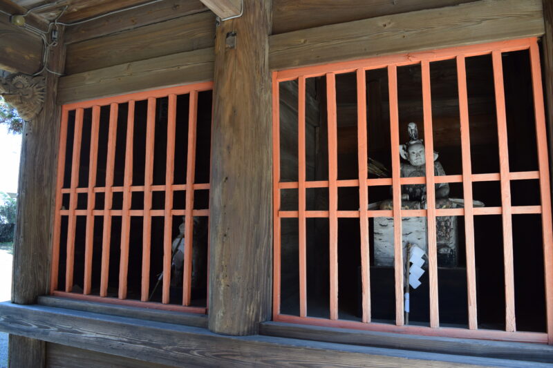 伊倉南八幡宮_楼門_随神像2