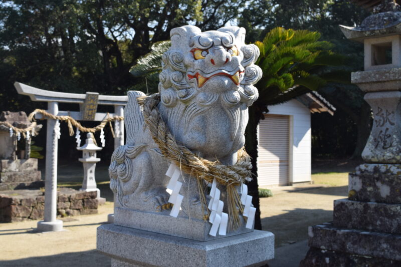大島子諏訪神社_狛犬1