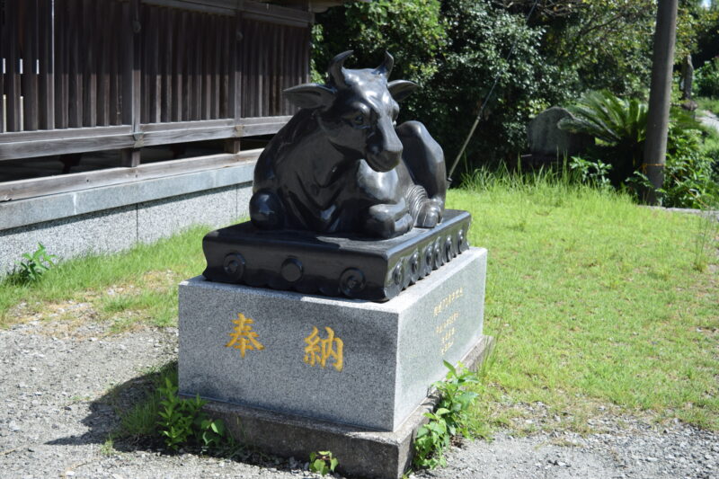 登立天満宮_牛の記念碑1