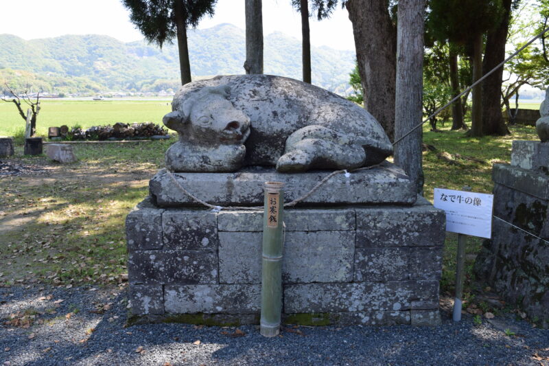 梅林天満宮_牛記念像