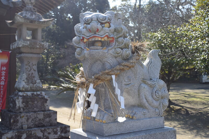 大島子諏訪神社_狛犬2