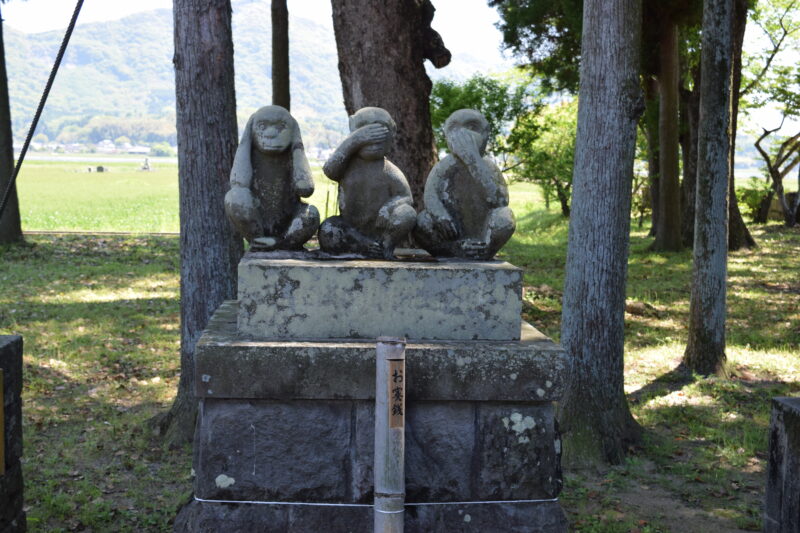 梅林天満宮_聞かず猿