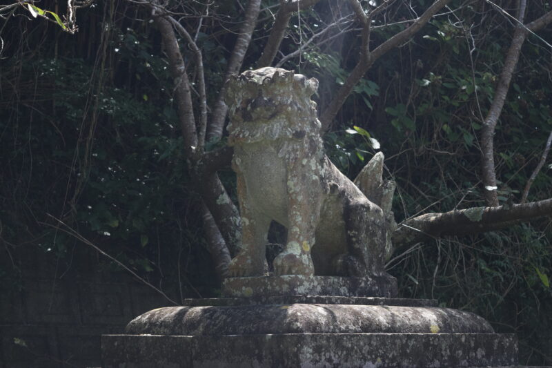 登立天満宮_参道狛犬1