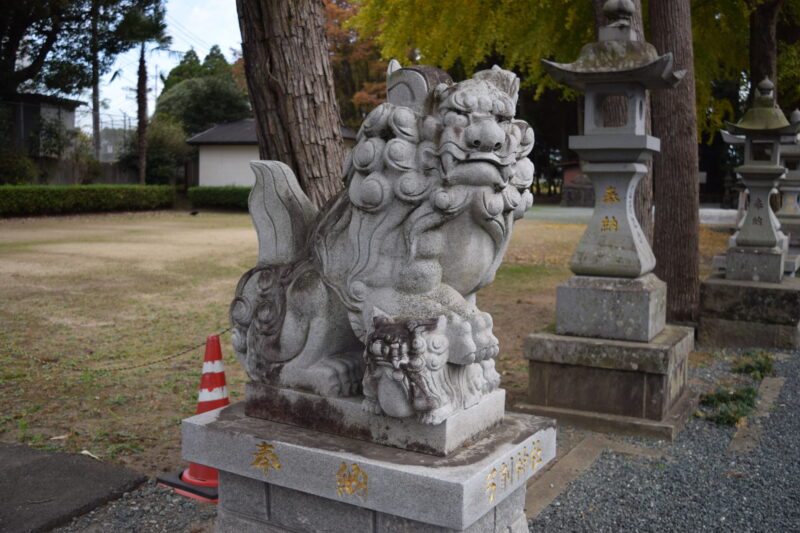 弓削神社_狛犬1