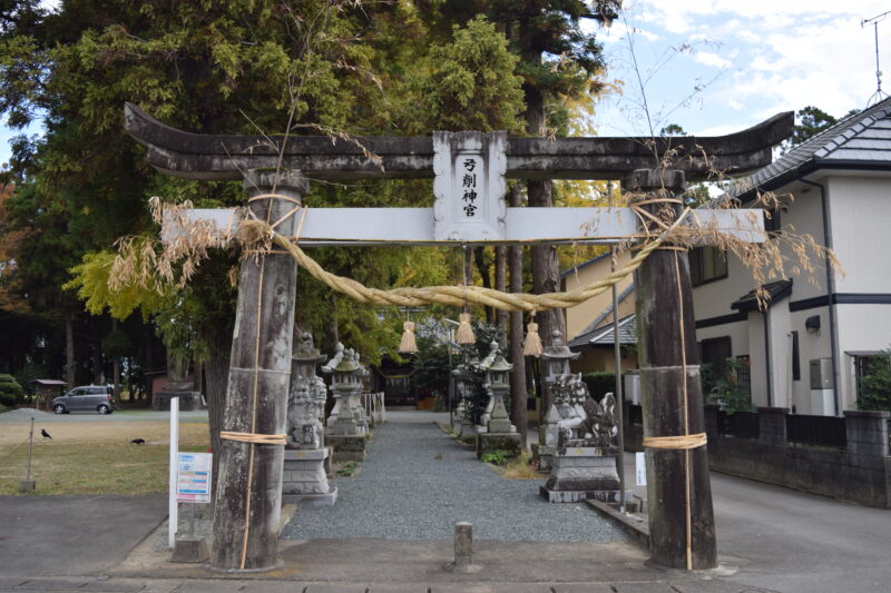 弓削神社_正面鳥居