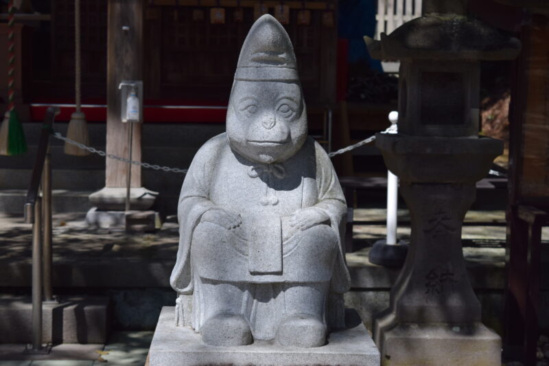 大津日吉神社_本堂神猿1