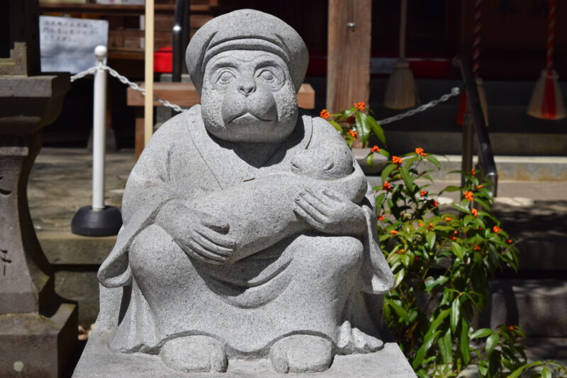 大津日吉神社_本堂神猿2