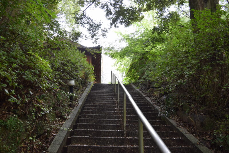 日輪寺_大仏拝観参道4