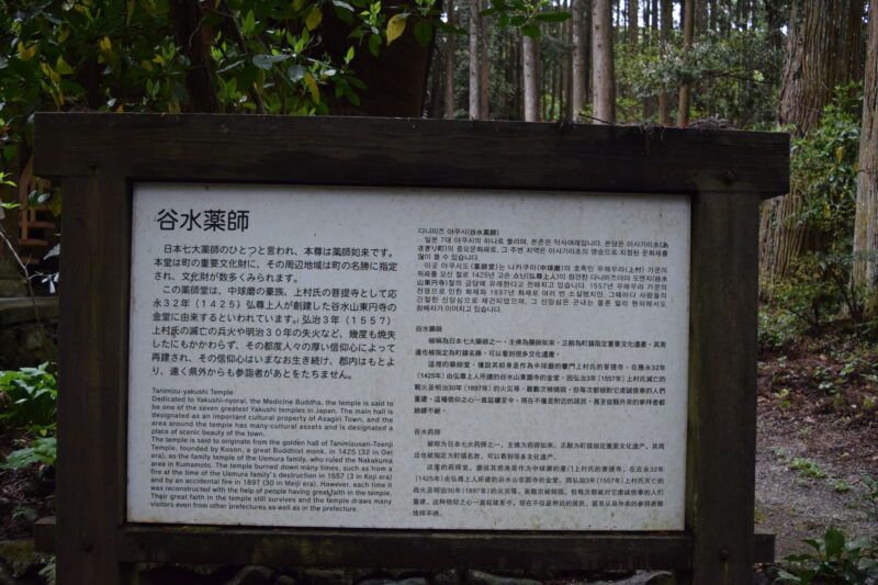 谷水薬師堂_由緒